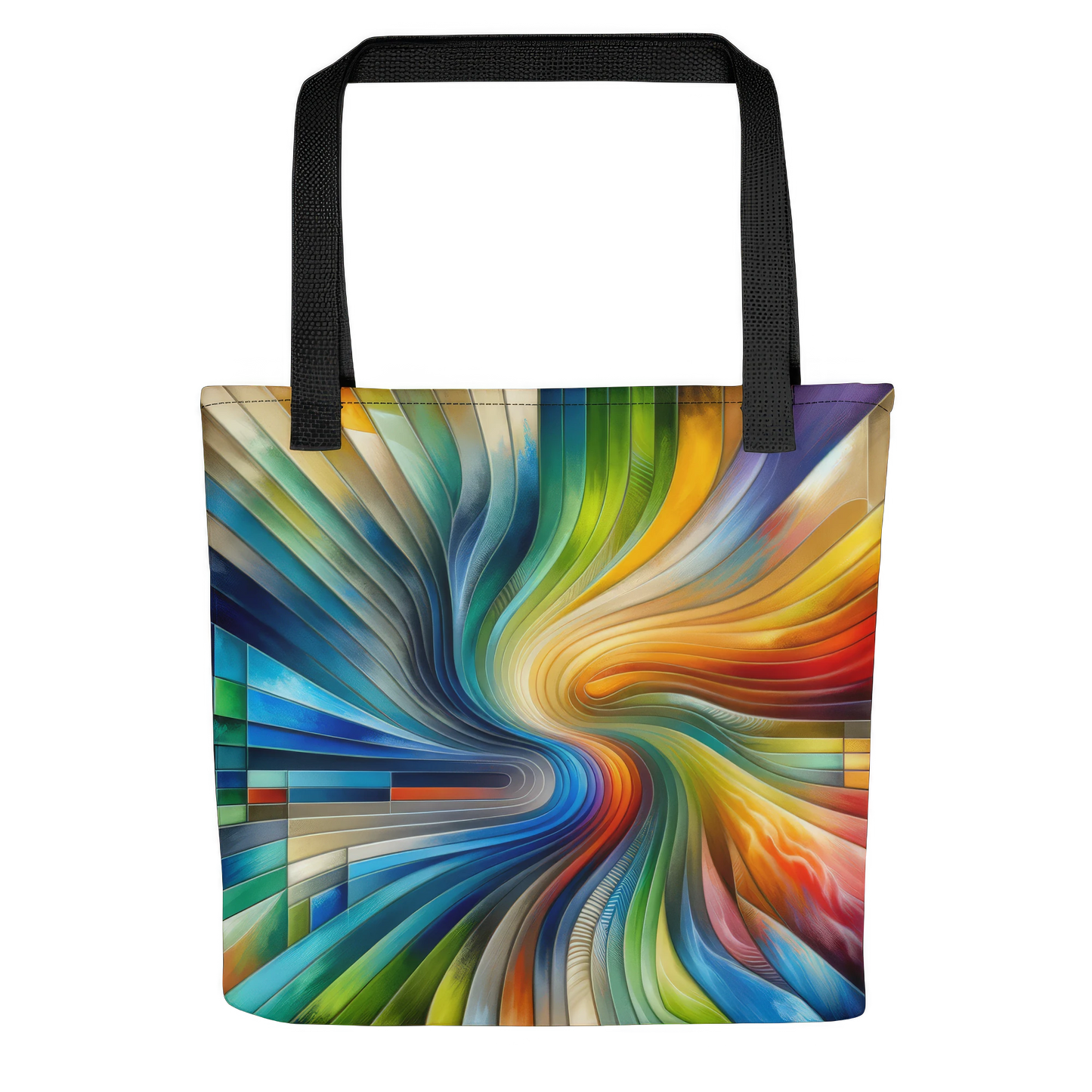 Abstract Art Tote Bag: Evolutive Spectrum