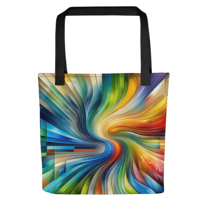 Abstract Art Tote Bag: Evolutive Spectrum