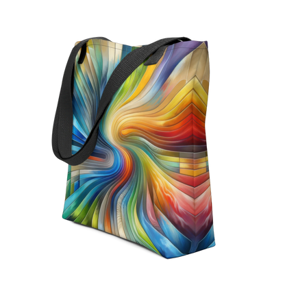 Abstract Art Tote Bag: Evolutive Spectrum