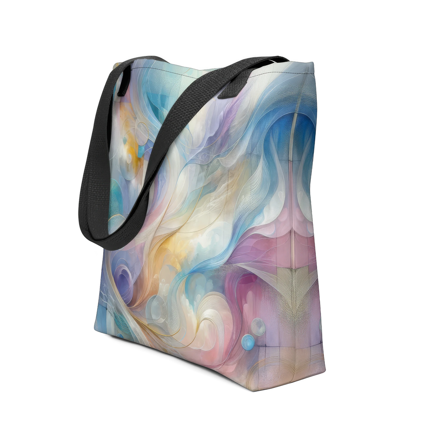 Abstract Art Tote Bag: Resonance of Realms