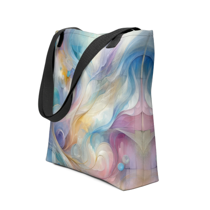 Abstract Art Tote Bag: Resonance of Realms