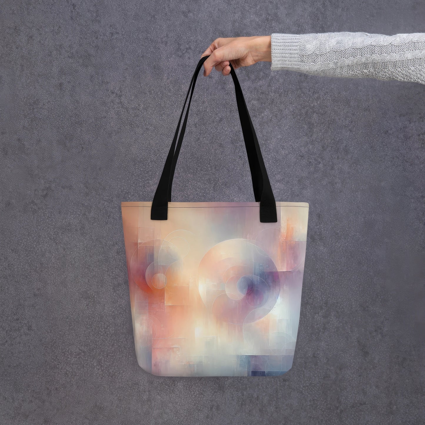 Abstract Art Tote Bag: Echoes of Empathy