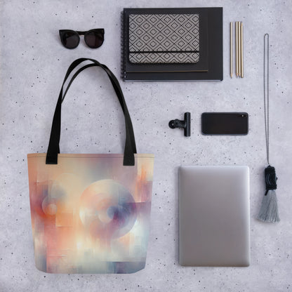 Abstract Art Tote Bag: Echoes of Empathy