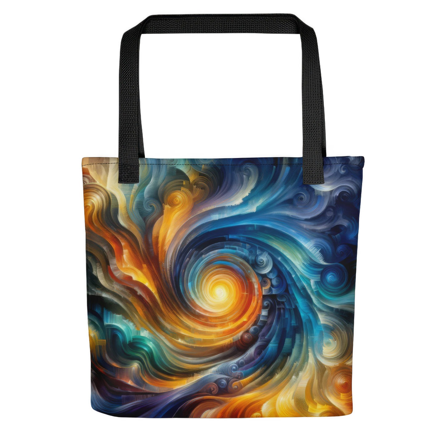 Abstract Art Tote Bag: Convergence of Consciousness