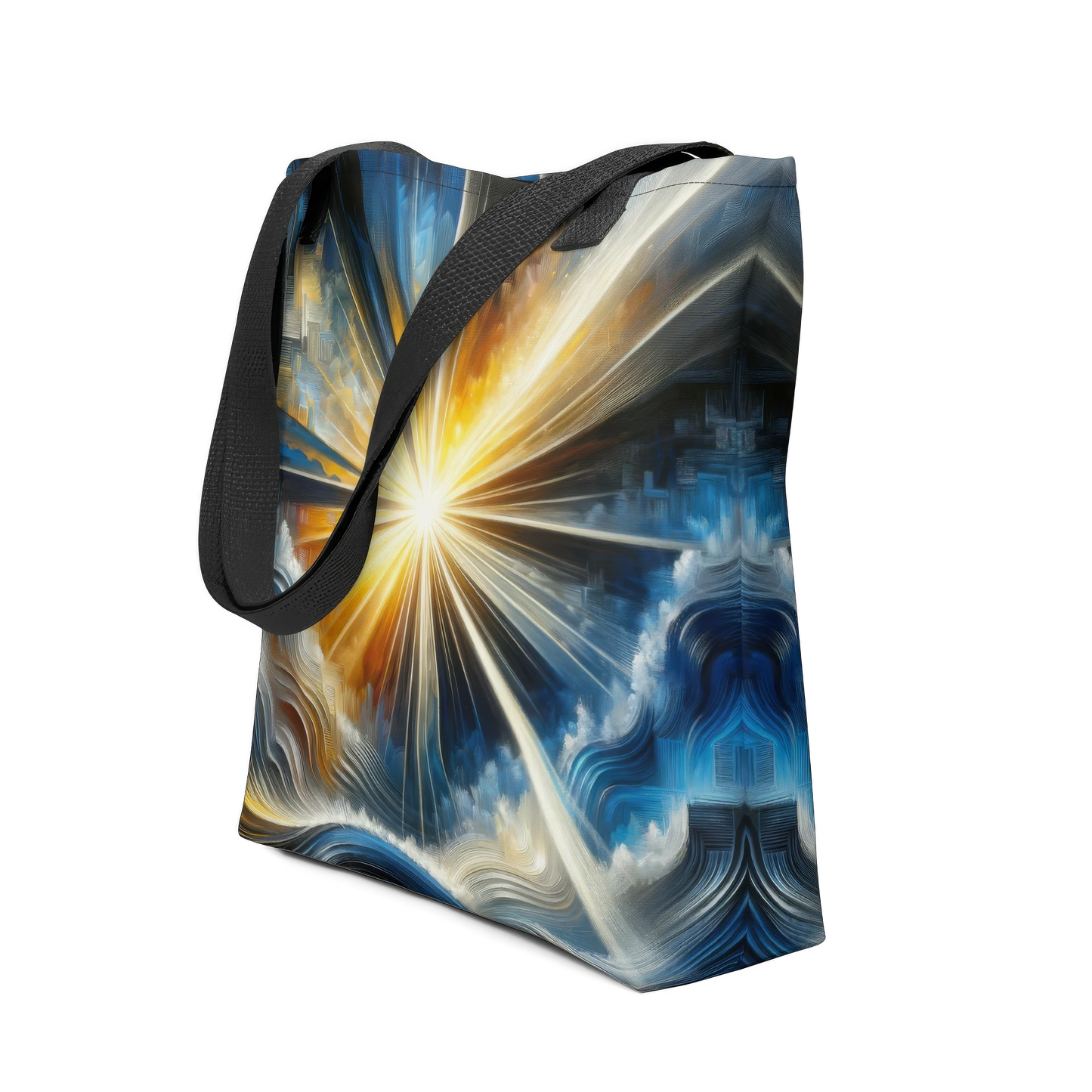 Abstract Art Tote Bag: Illuminated Understanding