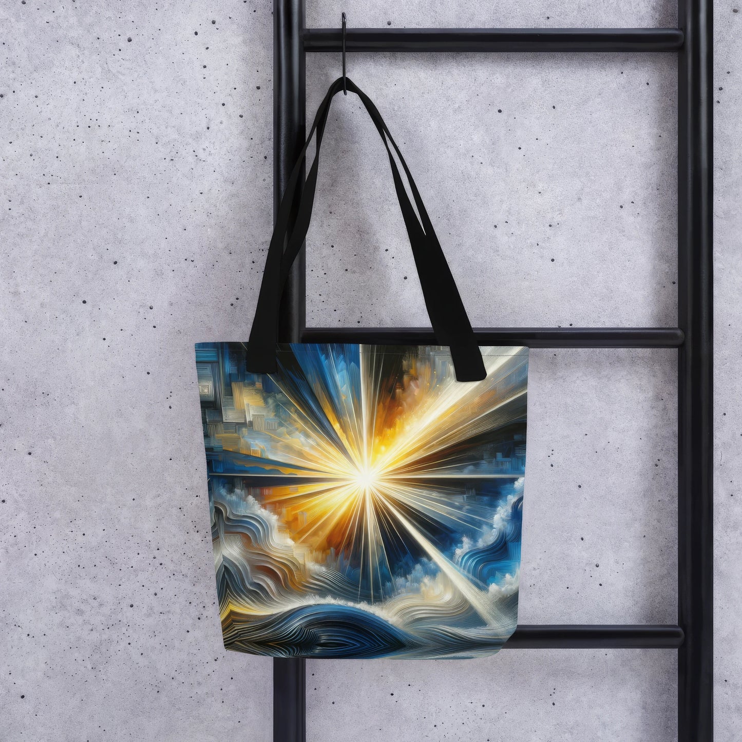 Abstract Art Tote Bag: Illuminated Understanding