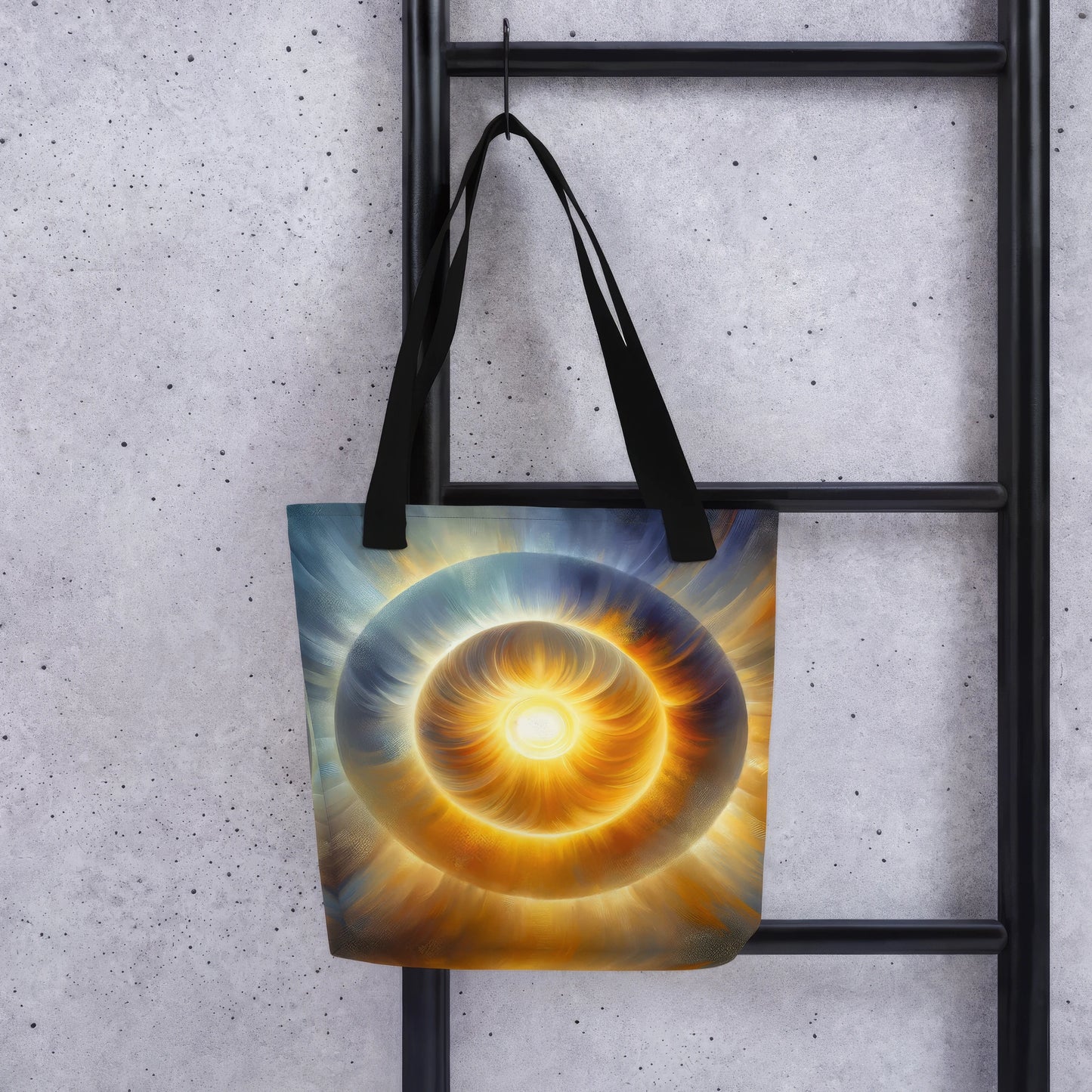 Sac fourre-tout d’art abstrait : Radiance de compassion