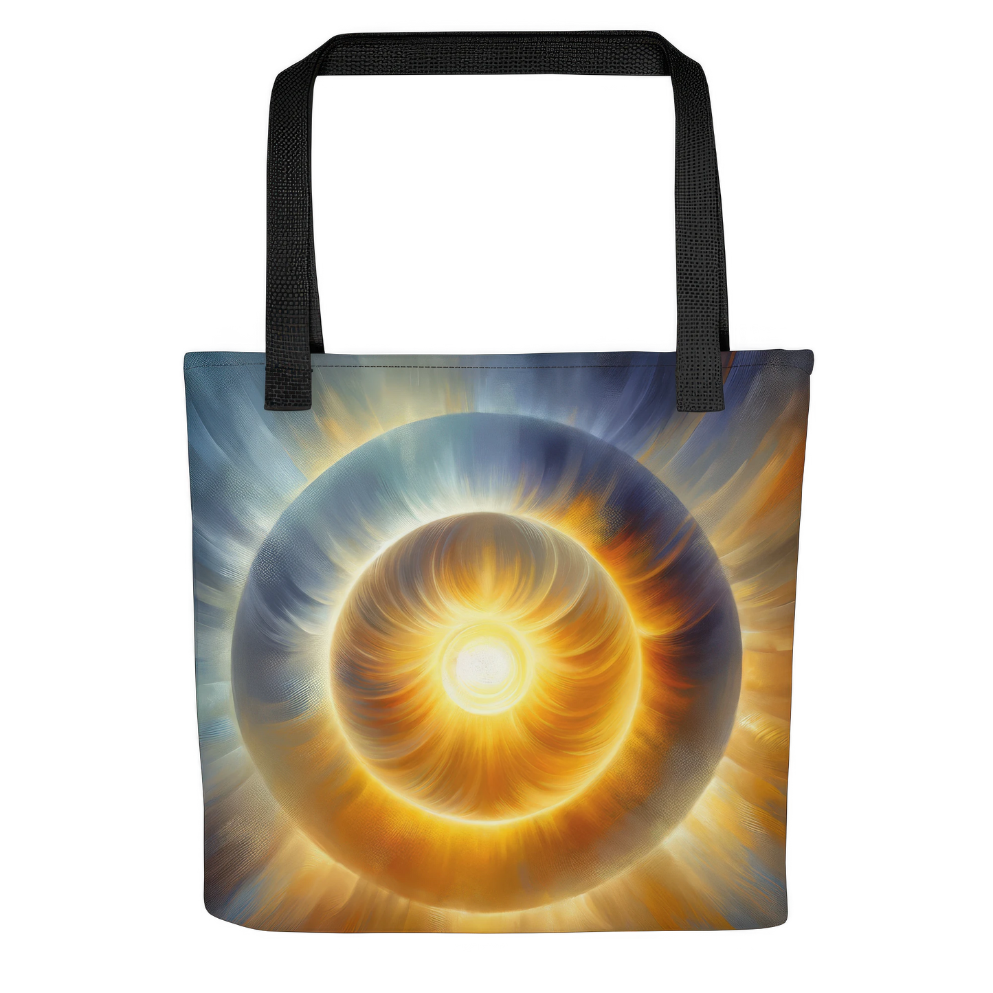 Abstract Art Tote Bag: Radiance of Compassion