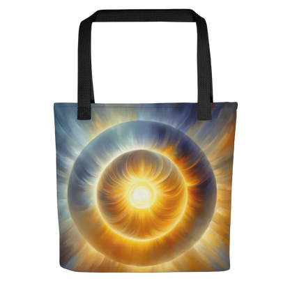 Abstract Art Tote Bag: Radiance of Compassion