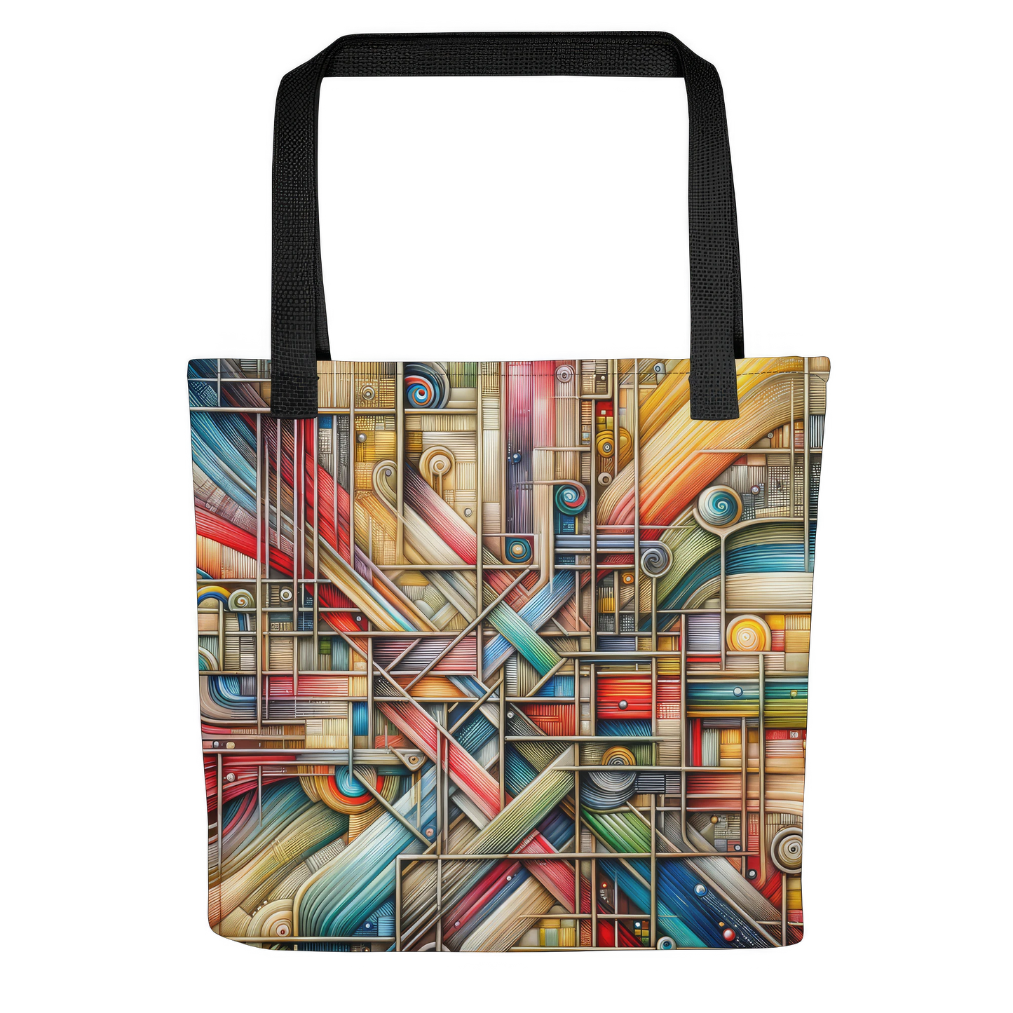 Abstract Art Tote Bag: The Connected Tapestry