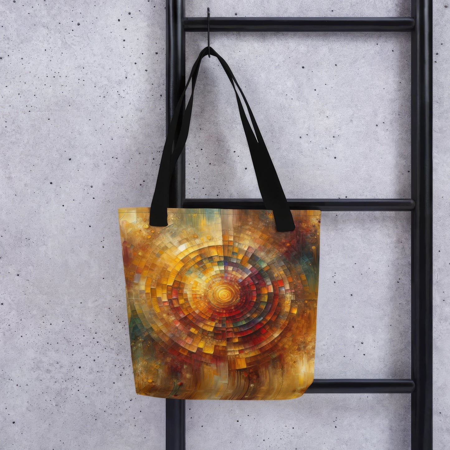 Abstract Art Tote Bag: Echoes of Gratitude