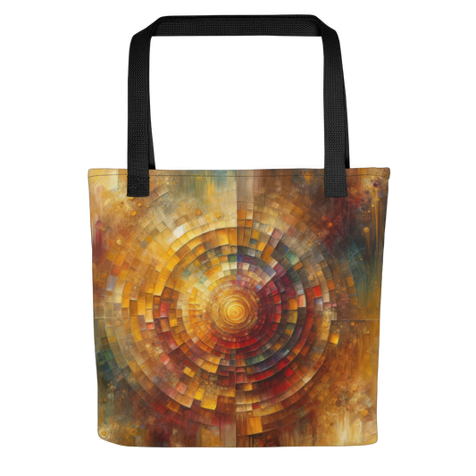 Abstract Art Tote Bag: Echoes of Gratitude