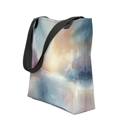 Abstract Art Tote Bag: Thankful Whispers