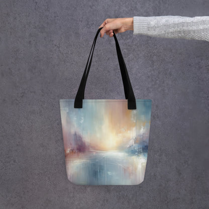 Abstract Art Tote Bag: Thankful Whispers