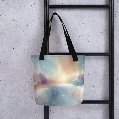 Abstract Art Tote Bag: Thankful Whispers