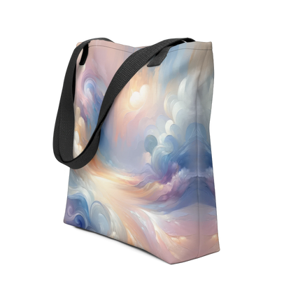 Abstract Art Tote Bag: Mindful Serenity