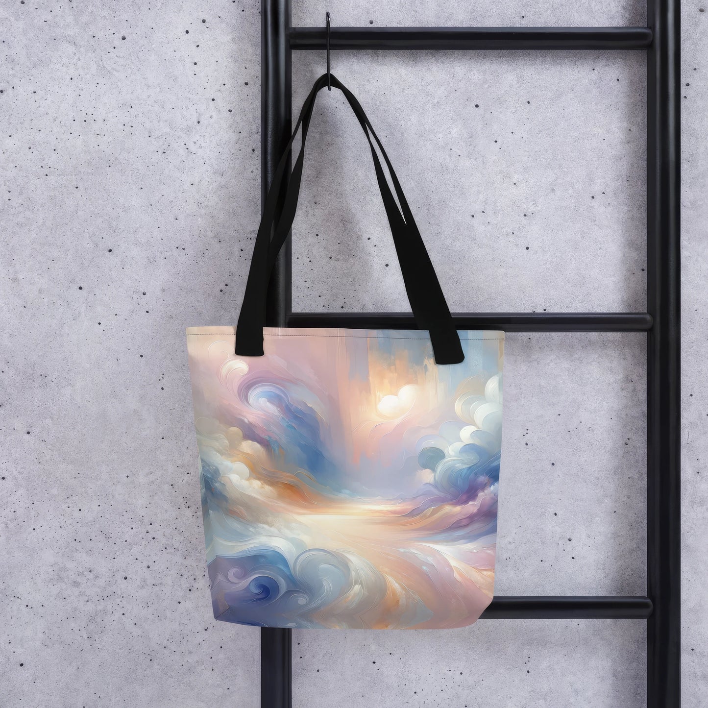 Abstract Art Tote Bag: Mindful Serenity