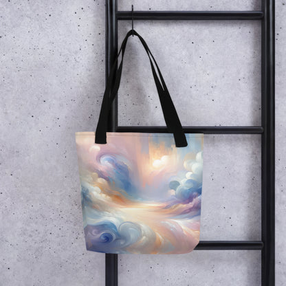 Abstract Art Tote Bag: Mindful Serenity