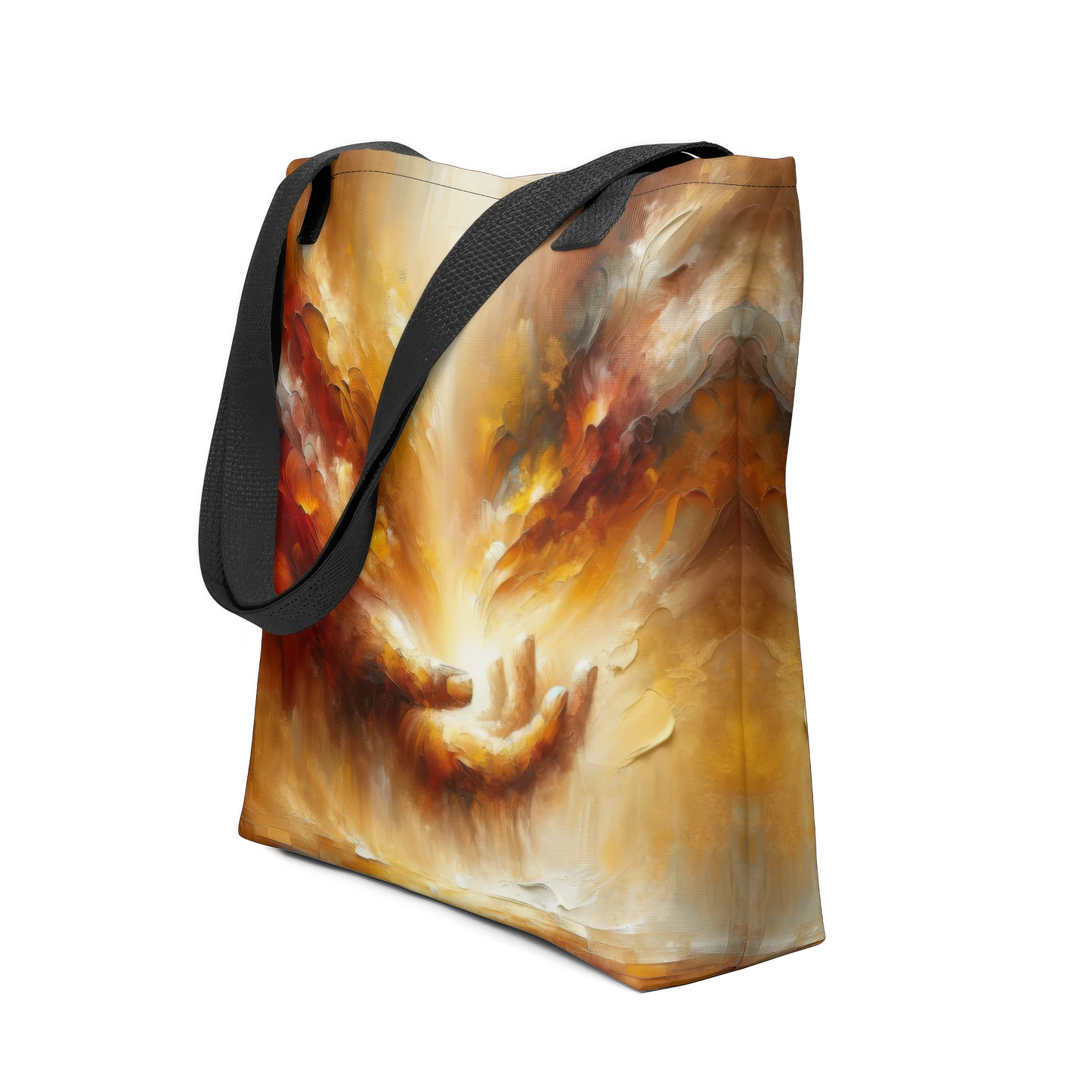 Abstract Art Tote Bag: Gratitude's Embrace