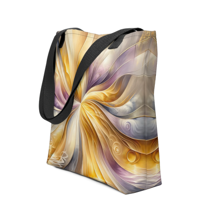 Sac fourre-tout d’art abstrait : Reflets de gratitude