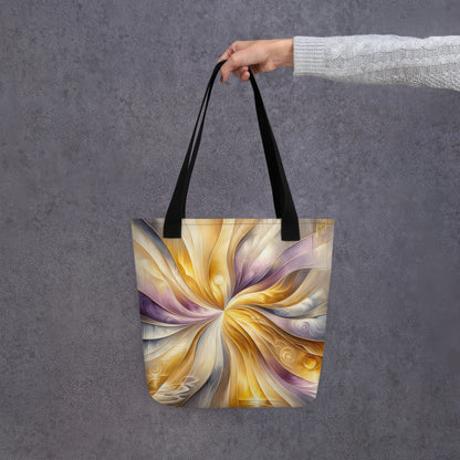 Abstract Art Tote Bag: Reflections of Gratitude