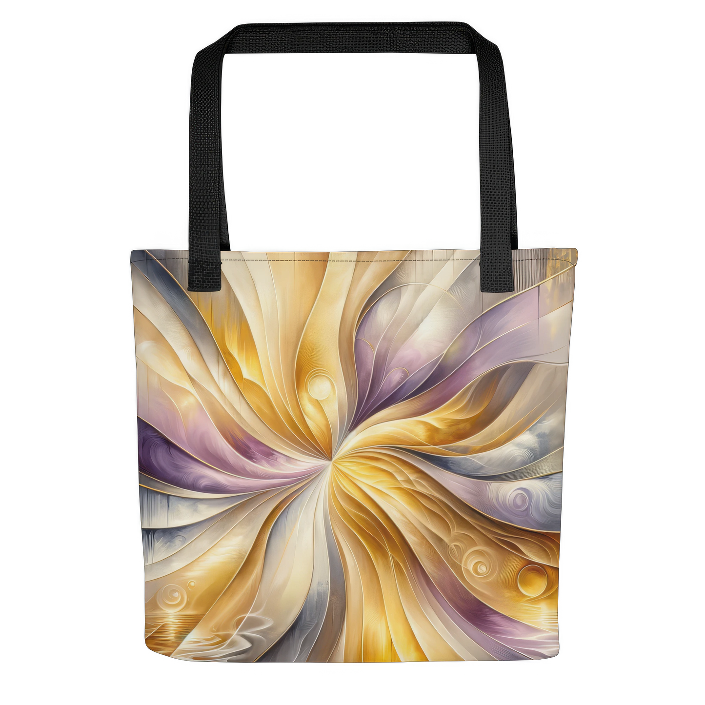 Abstract Art Tote Bag: Reflections of Gratitude