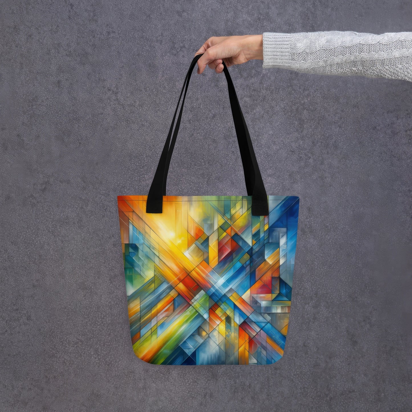 Abstract Art Tote Bag: Threshold of Integration