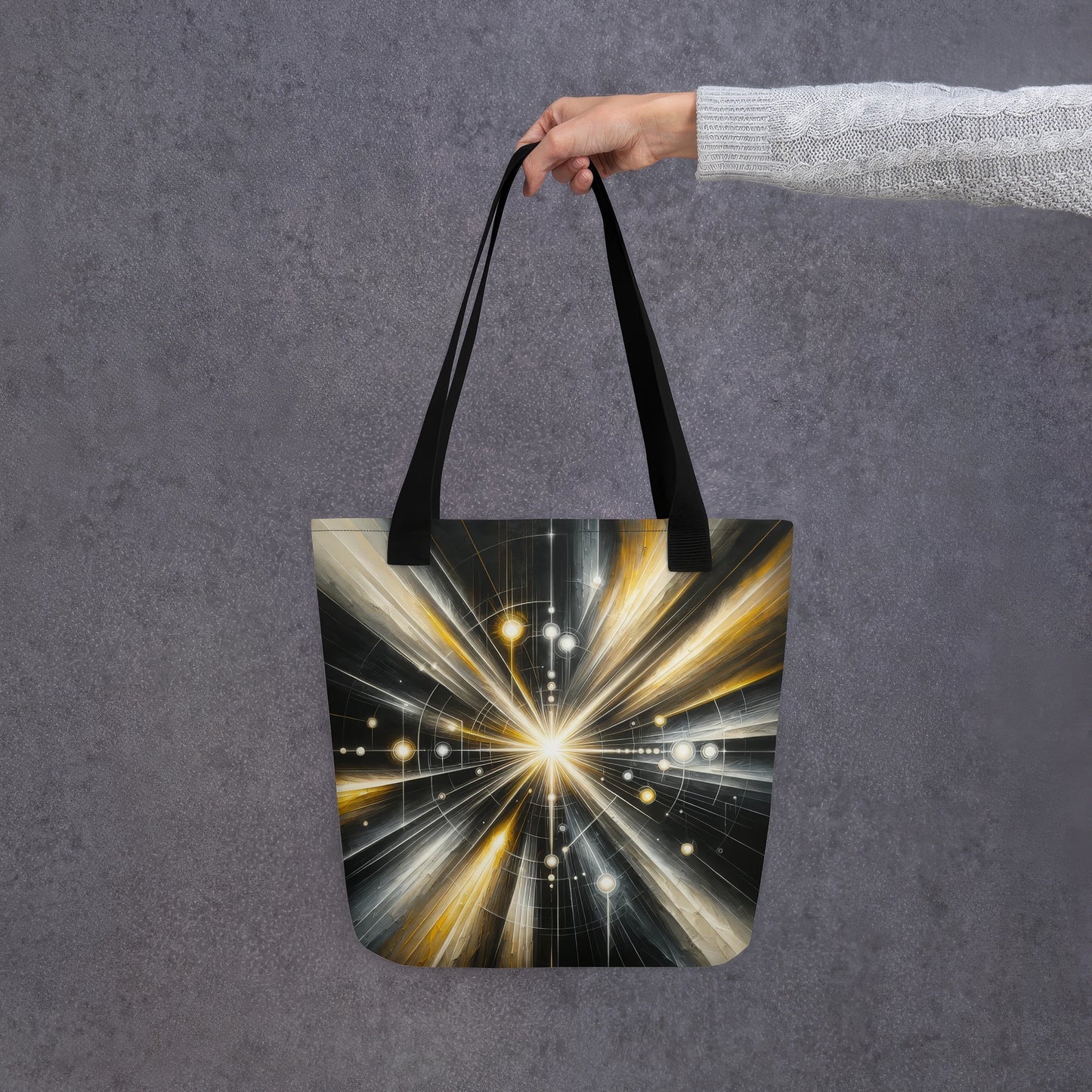 Abstract Art Tote Bag: Legacy of Light