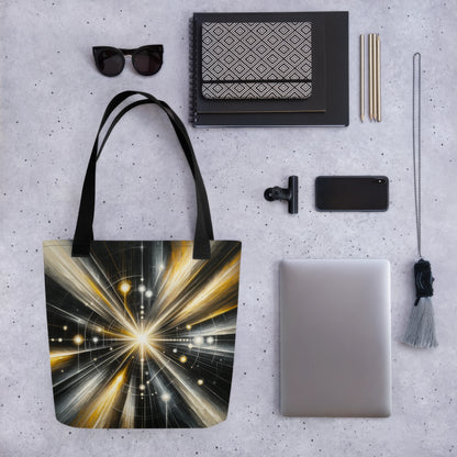 Abstract Art Tote Bag: Legacy of Light