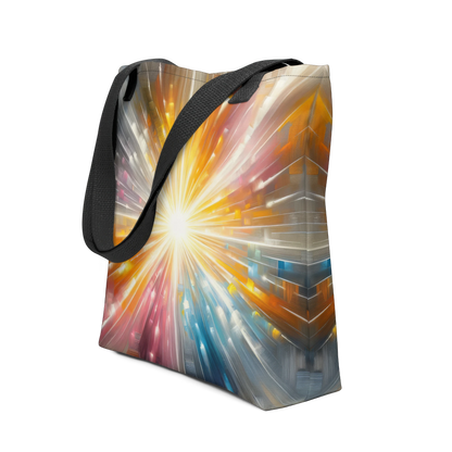 Abstract Art Tote Bag: Impetus of Illumination
