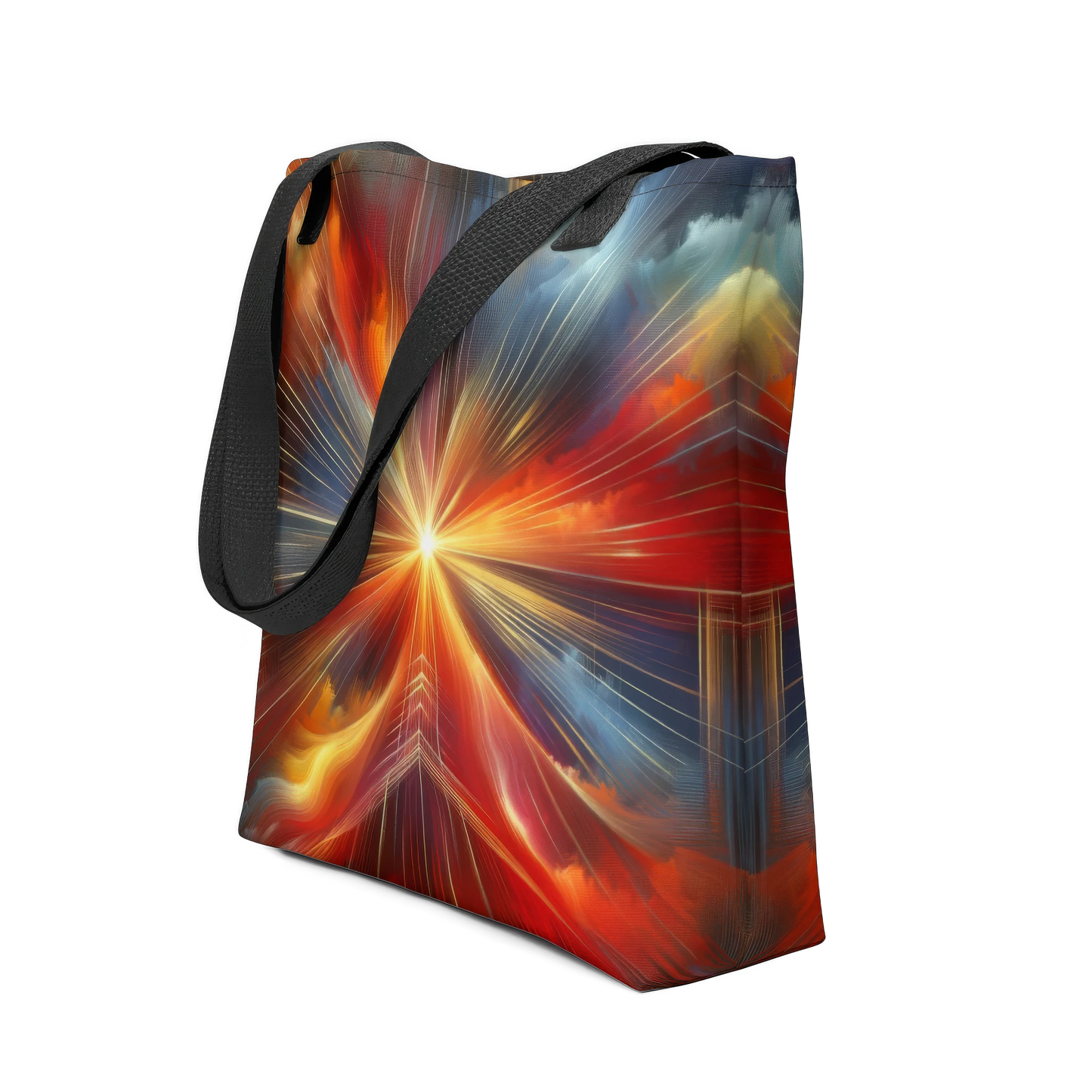 Abstract Art Tote Bag: Momentum of Purpose