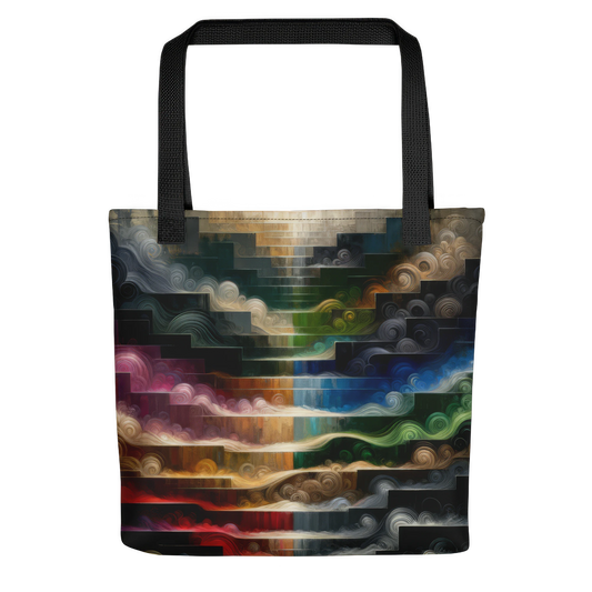 Abstract Art Tote Bag: Legacy in Layers