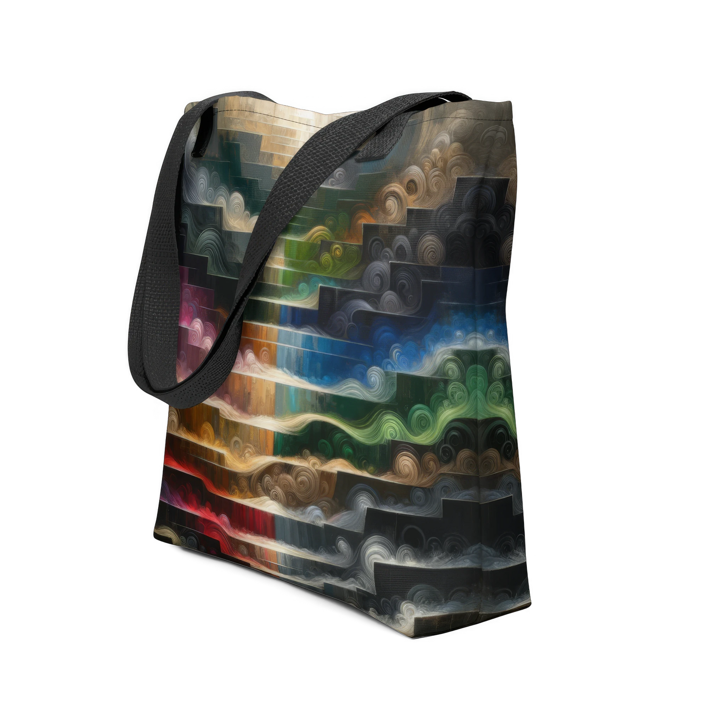 Abstract Art Tote Bag: Legacy in Layers