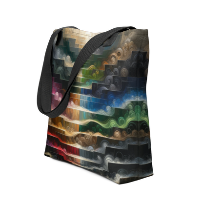 Abstract Art Tote Bag: Legacy in Layers