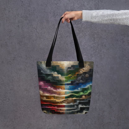 Abstract Art Tote Bag: Legacy in Layers