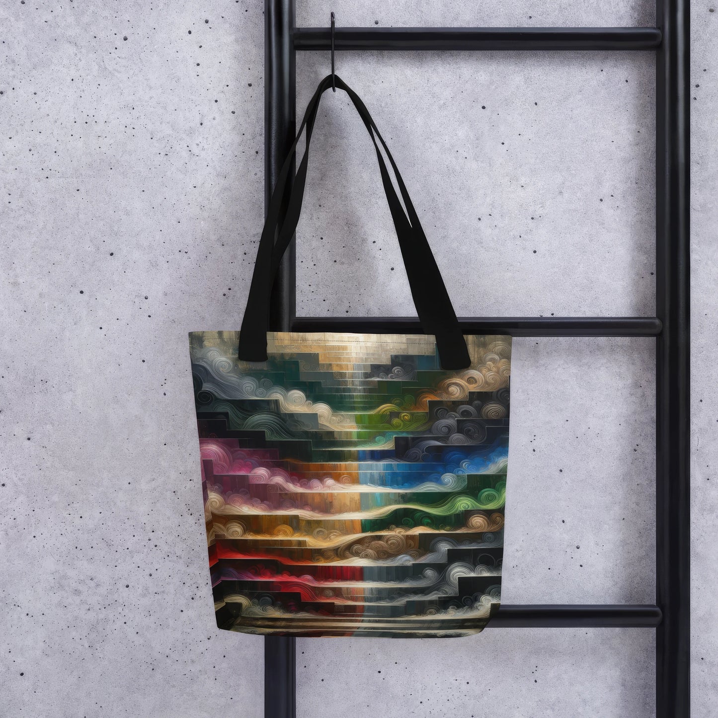 Abstract Art Tote Bag: Legacy in Layers