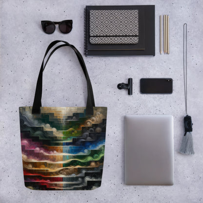 Abstract Art Tote Bag: Legacy in Layers