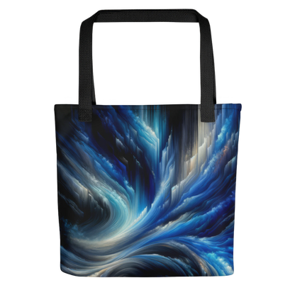 Abstract Art Tote Bag: Cascades of Clarity