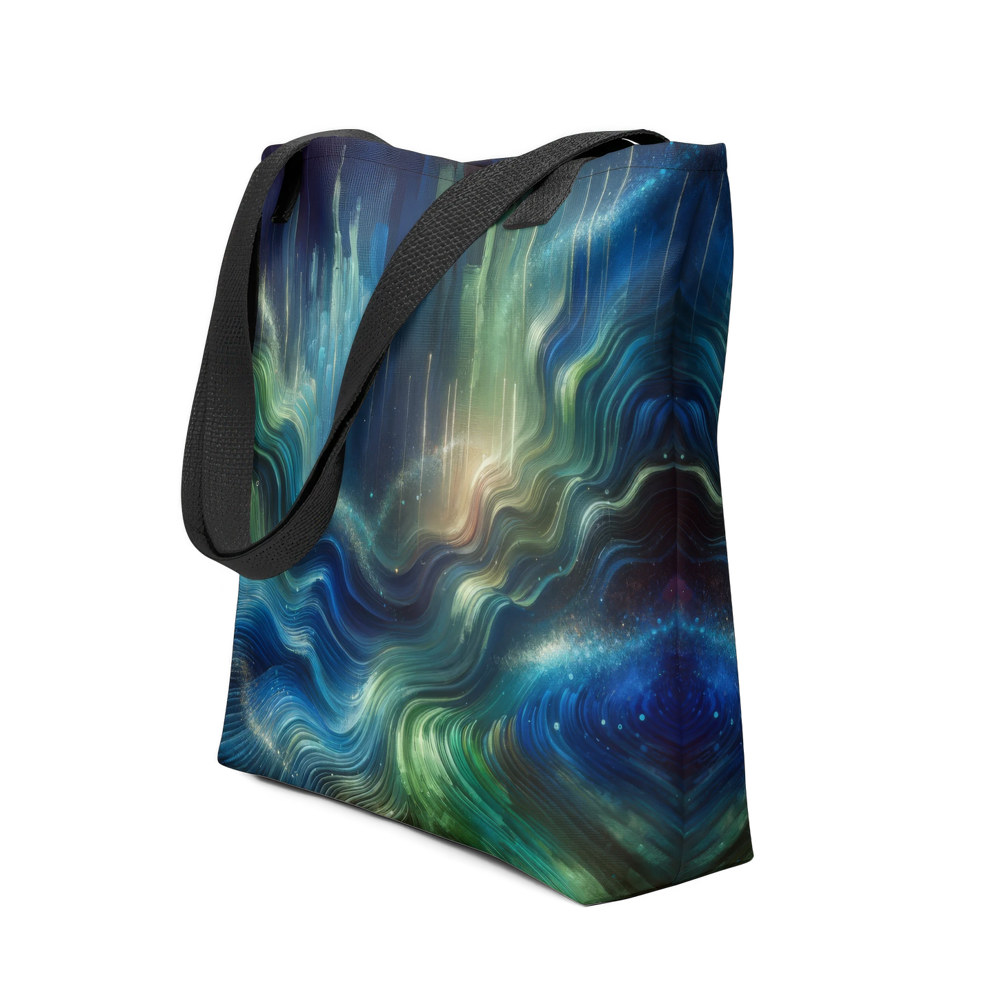 Abstract Art Tote Bag: Echoes of Intent