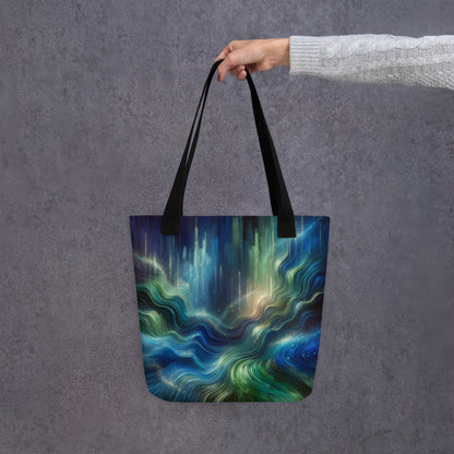 Abstract Art Tote Bag: Echoes of Intent