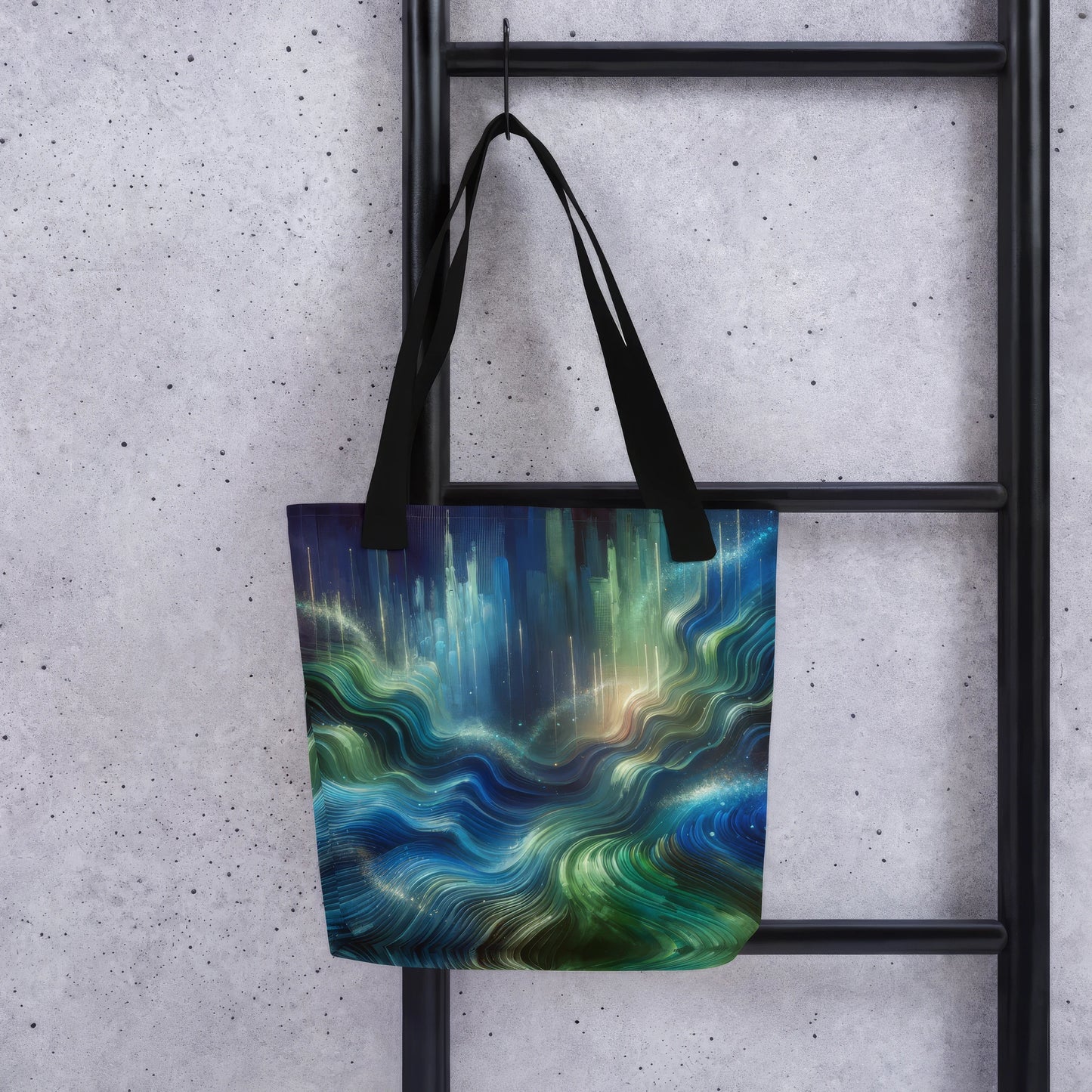 Abstract Art Tote Bag: Echoes of Intent