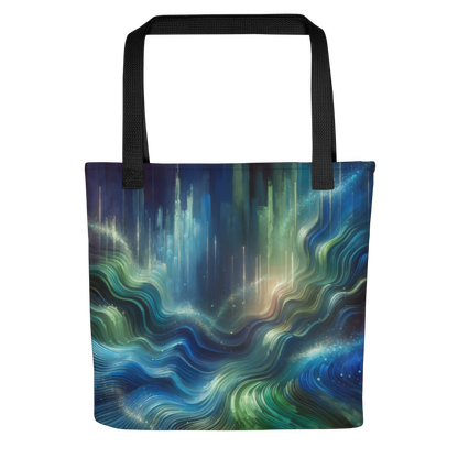 Abstract Art Tote Bag: Echoes of Intent