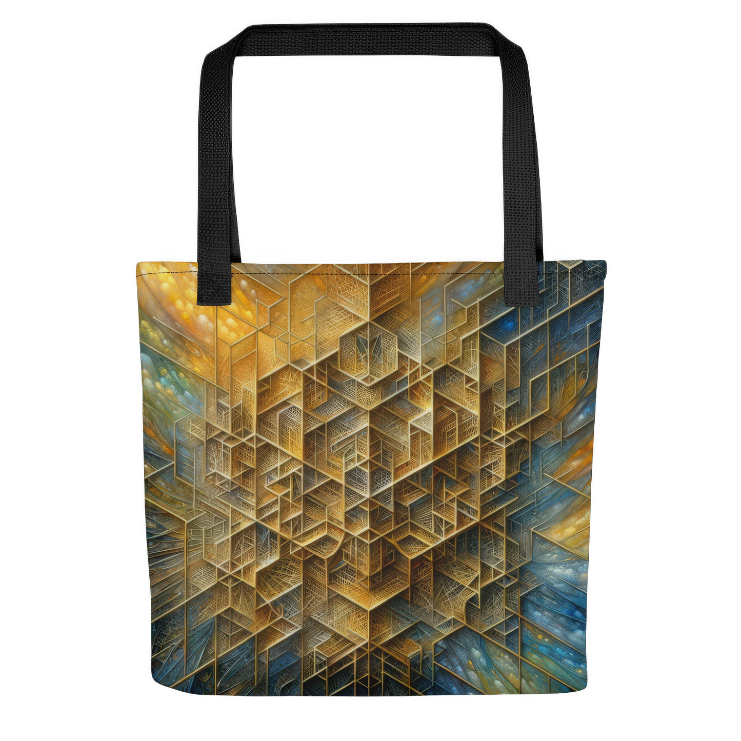 Abstract Art Tote Bag: Legacy's Lattice