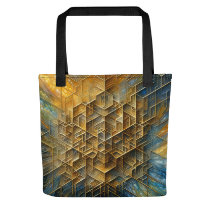 Abstract Art Tote Bag: Legacy's Lattice