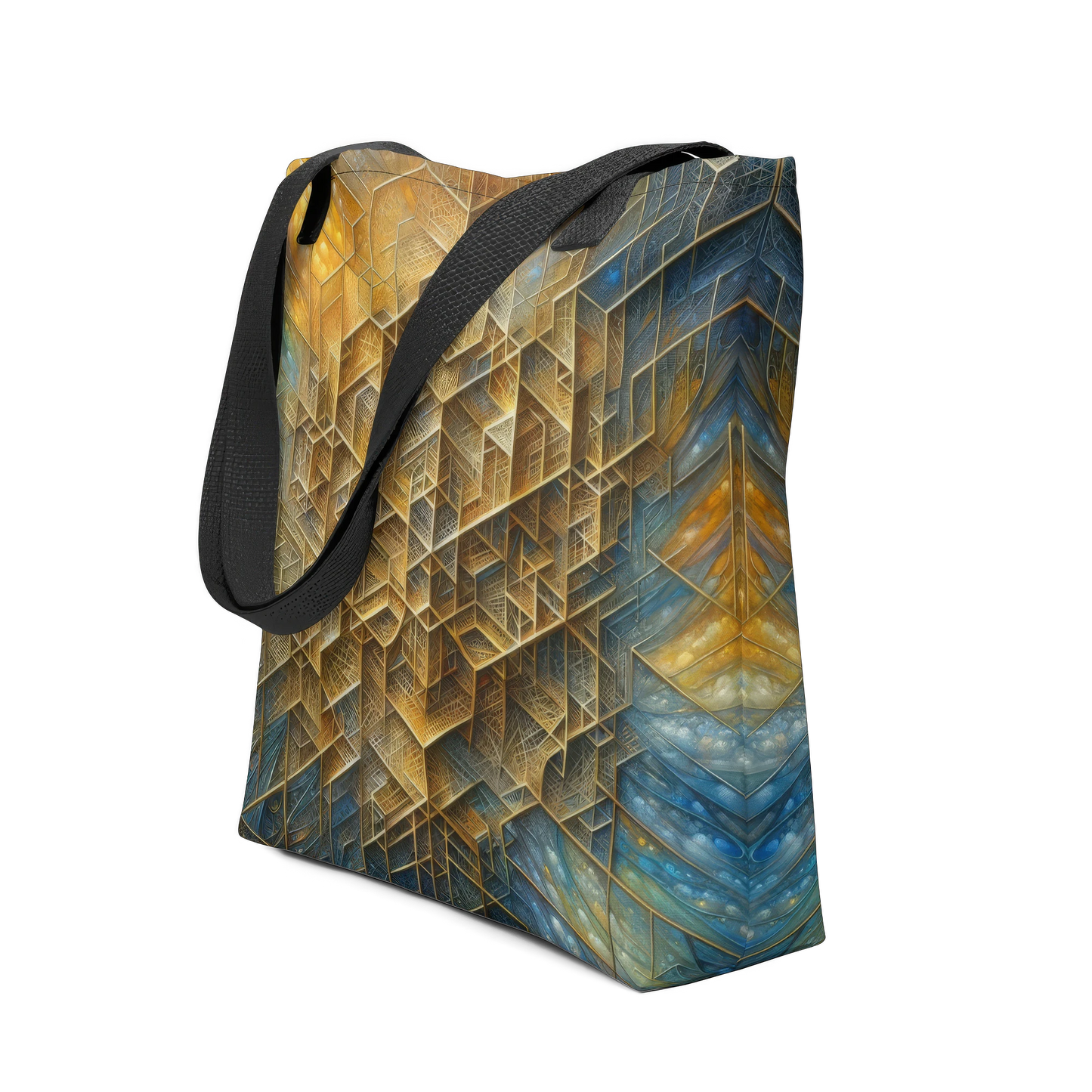 Abstract Art Tote Bag: Legacy's Lattice