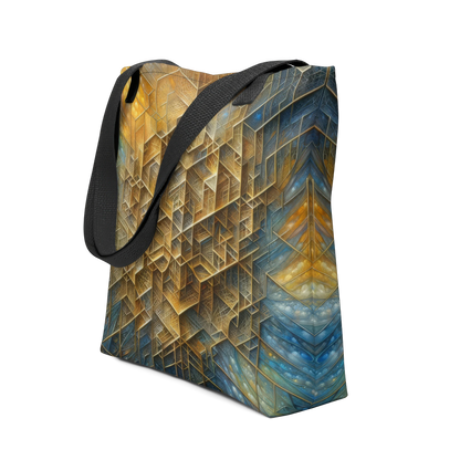 Abstract Art Tote Bag: Legacy's Lattice