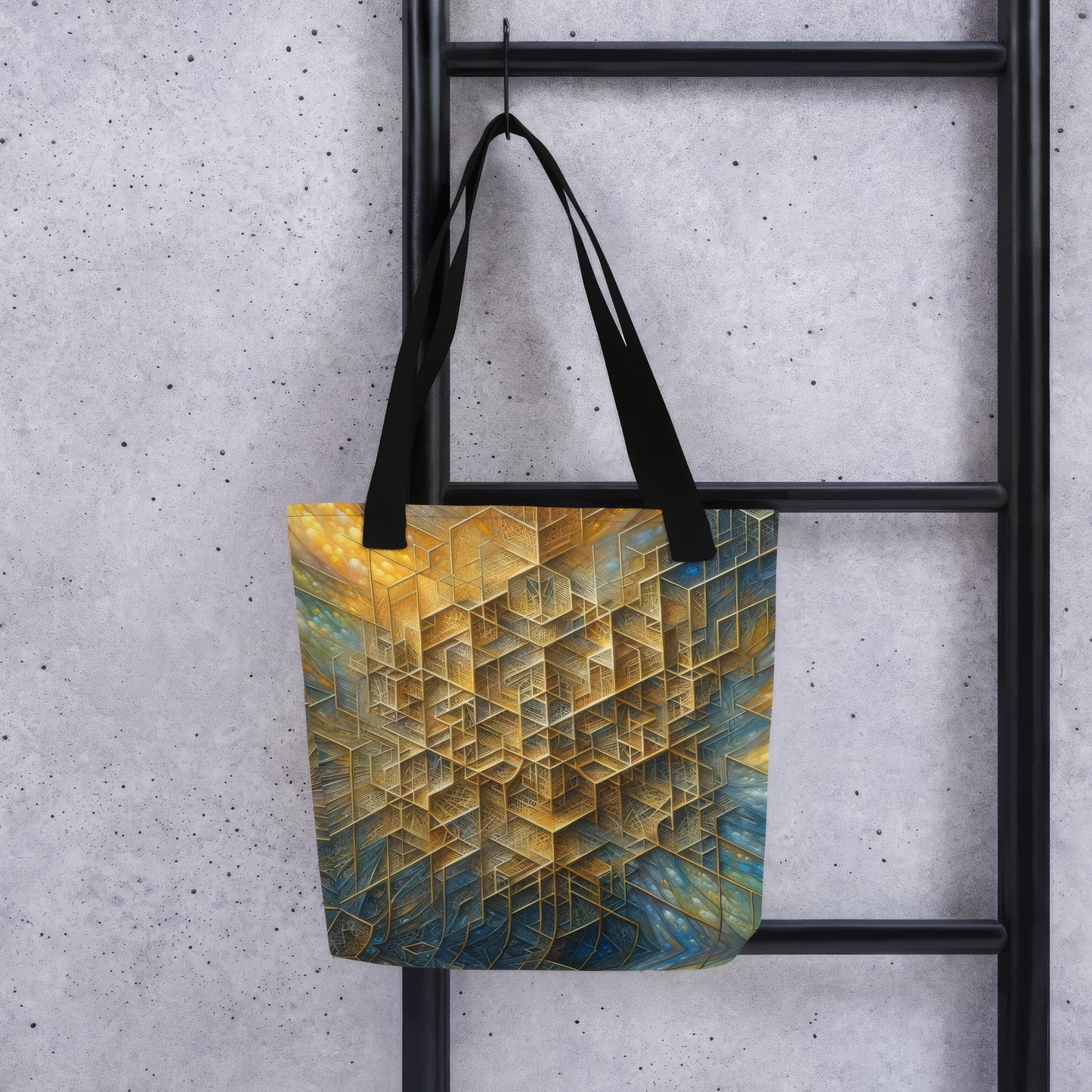 Abstract Art Tote Bag: Legacy's Lattice