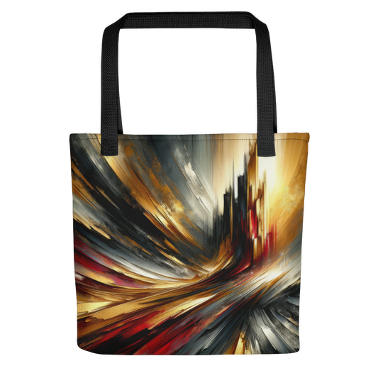 Abstract Art Tote Bag: Empowerment Essence