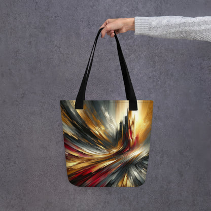 Abstract Art Tote Bag: Empowerment Essence