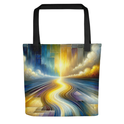 Abstract Art Tote Bag: Enlightened Path